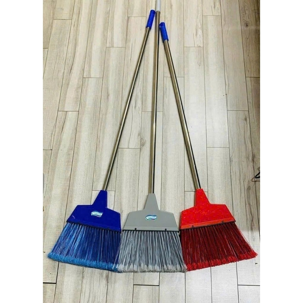 Chổi Nhựa Quét Sân, Quét Sàn Homeinno Đầu Cước 30cm Cán Inox Dài 110cm Quét Sân Vườn, Quét Lá Cây