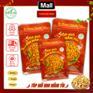 Tóp Mỡ Rim Mắm Tỏi Thiên An Food - Da Giòn Rụm Đậm Vị Đồ Ăn Vặt Hấp Dẫn