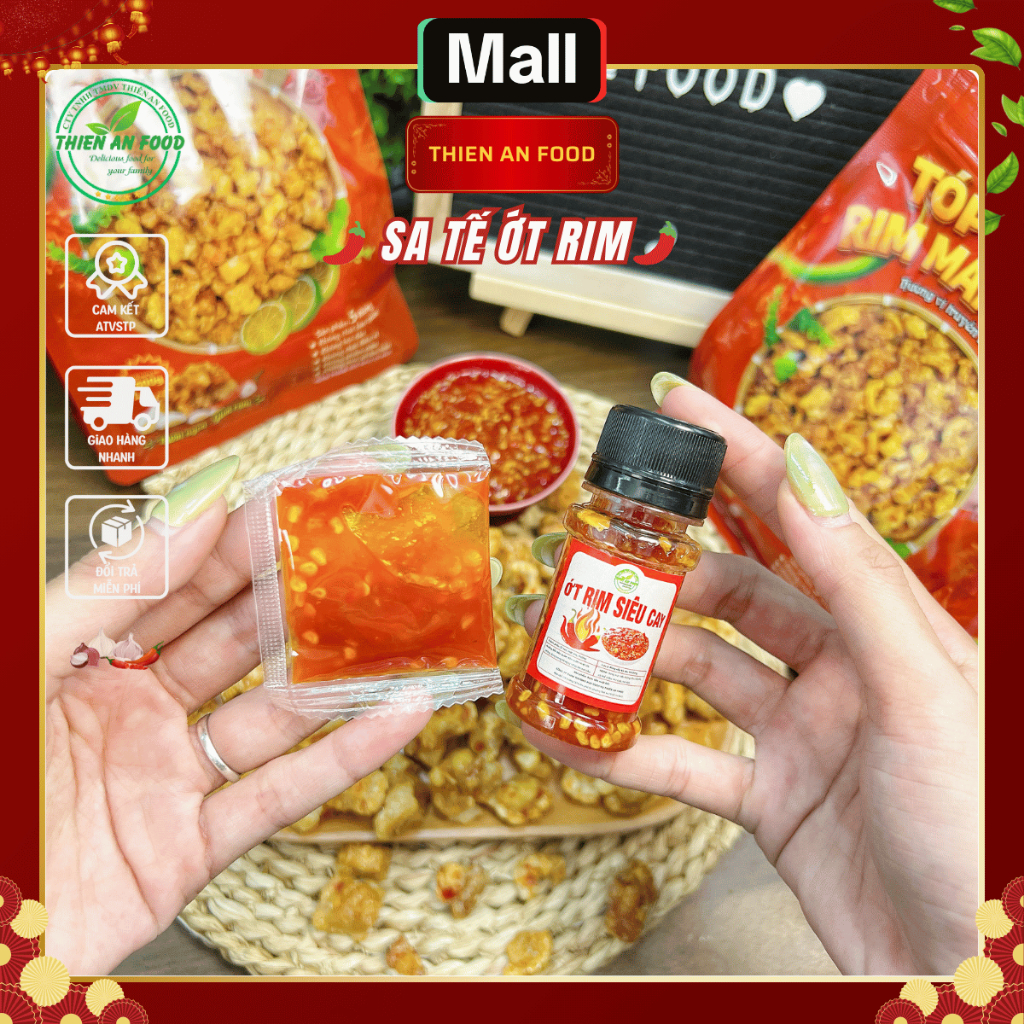 Tóp Mỡ Da Giòn Rim Mắm Tỏi Thiên An Food 300G (Bản Mới) - Đồ Ăn Vặt Giòn Ngon Đậm Đà