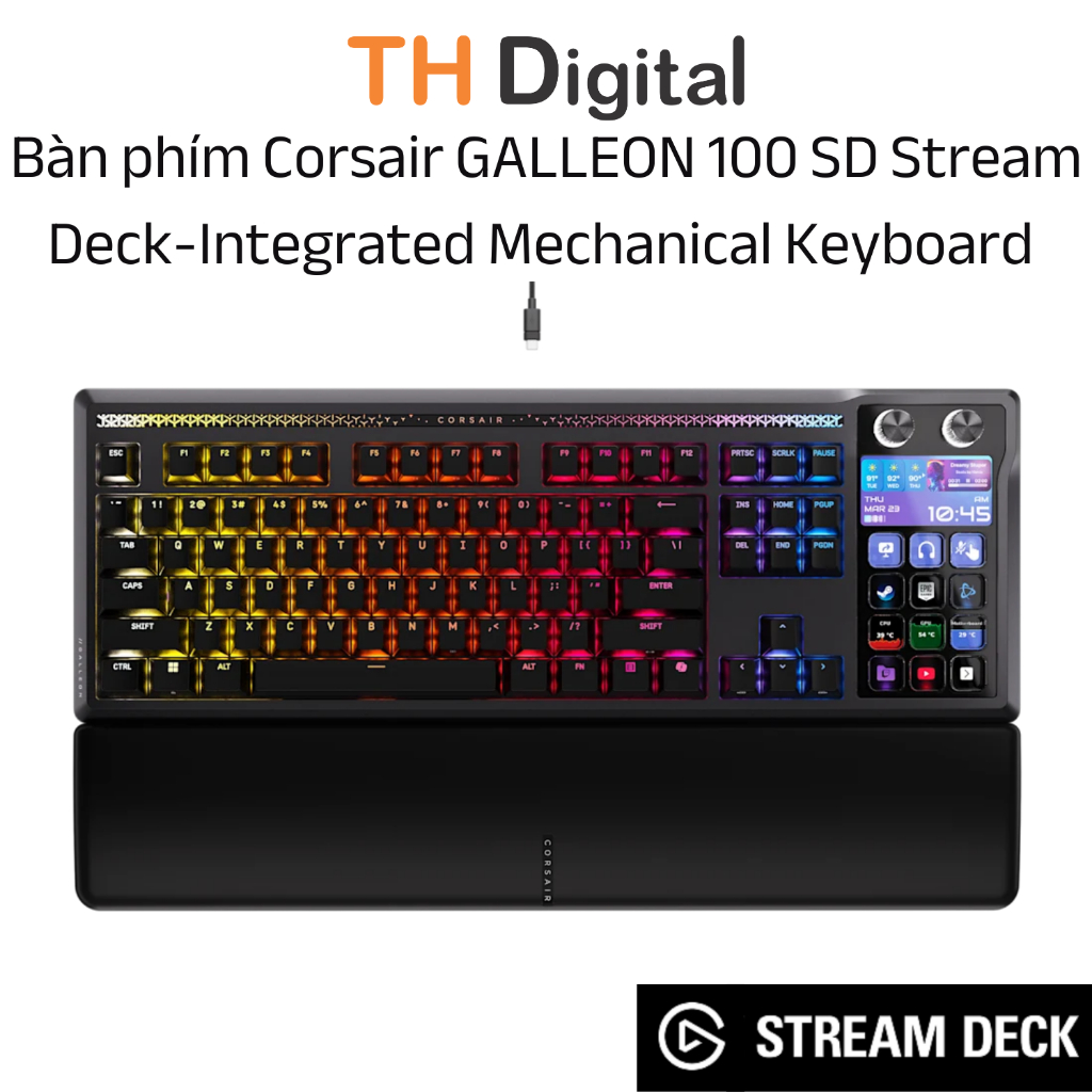 Bàn phím Corsair GALLEON 100 SD Stream Deck-Integrated Mechanical ...
