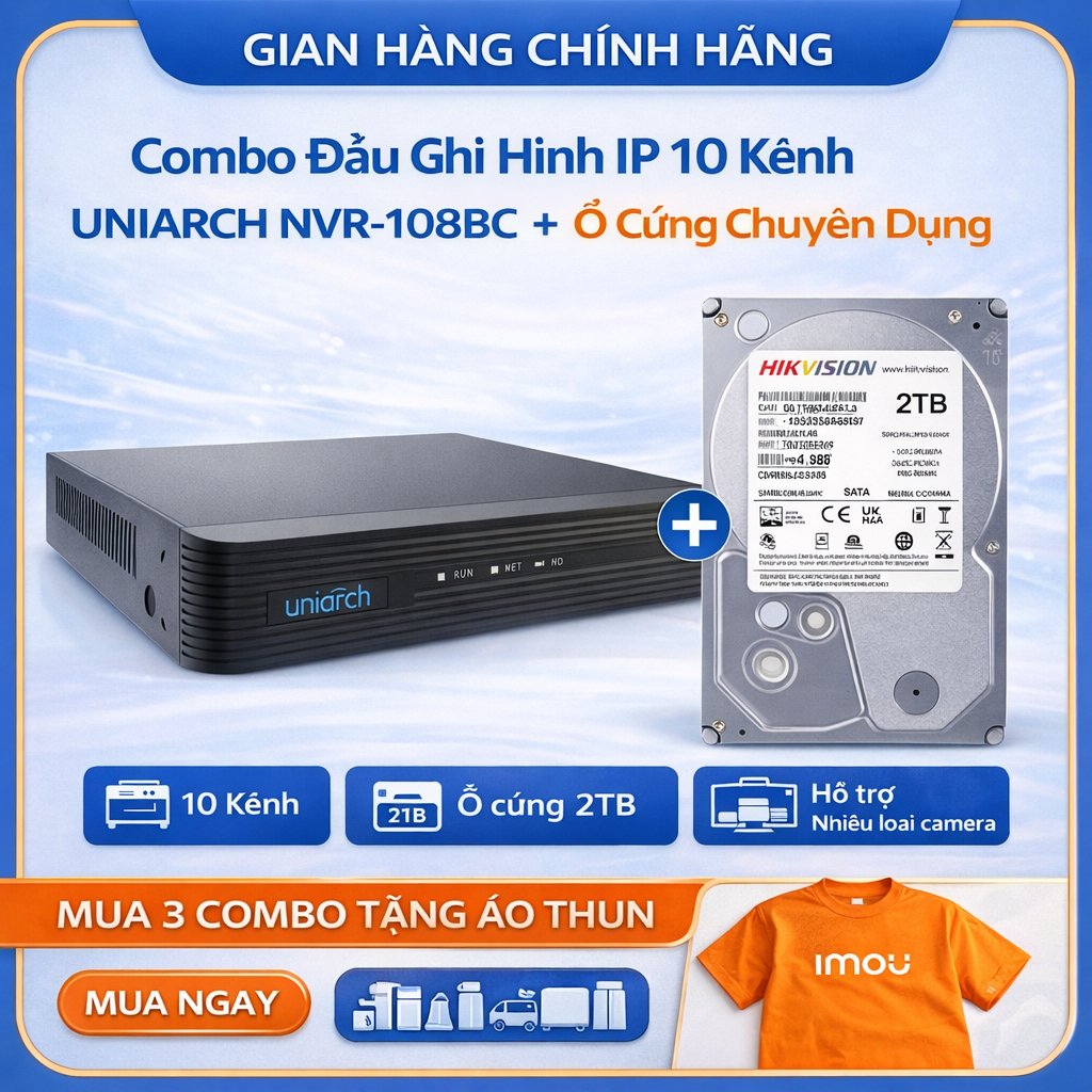 Đầu Ghi Hình UNIARCH XVR-104G 4 Kênh All-in-1 – Tương Thích Nhiều Loại Camera