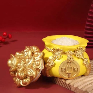 Set 3 Hũ Vàng tài Lộc đựng muối gạo
