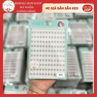 Mi Giả Gắn Sẵn Keo CLUSTER SOLEY Đa Dạng Dang Mi, Phù Hợp Với Nhiều Kiểu Makeup - Bebeau