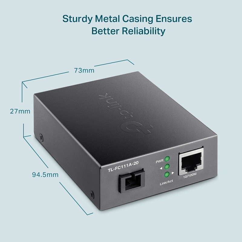 Bộ Chuyển Đổi Quang Điện TP-Link TL-FC111PB-20 | Truyền Dẫn Ổn Định