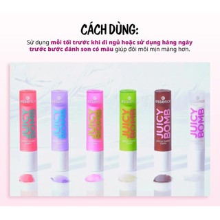 Son Dưỡng Có Màu Essence Juicy Glossy Butter Balm 2,5g Nhập Khẩu Chính Hãng - Bebeau