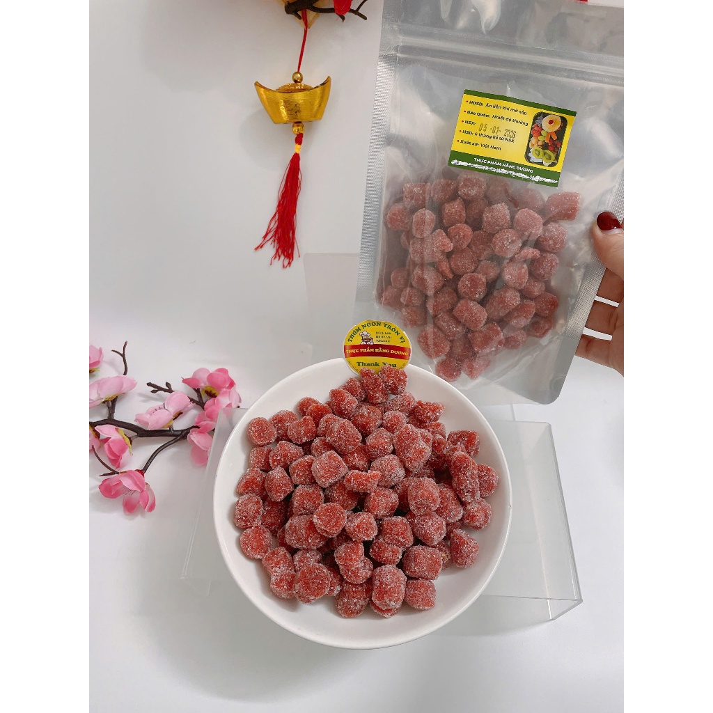 Ô mai/ Kẹo dâu tây Đà Lạt thơm, ngon 200g---1Kg