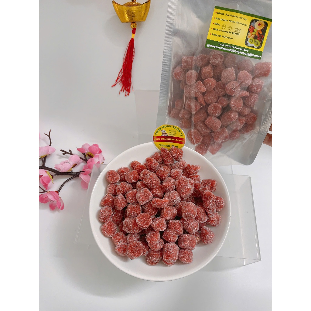 Ô mai/ Kẹo dâu tây Đà Lạt thơm, ngon 200g---1Kg