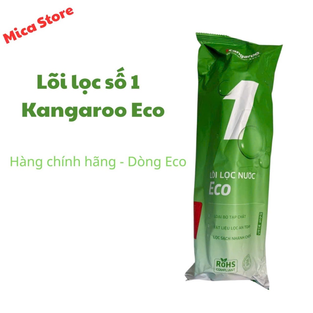Lõi lọc nước KANGAROO chính hãng - Bộ lõi lọc 1,2,3