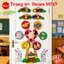 Vòng quay cảm xúc , cảm xúc của bé ,Tranh góc Steam , Steam mầm non , Tranh góc , góc stream mầm non, tranh dán tường,