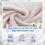Bộ 3 Khăn Tắm Gội Mặt, Cotton 100%, Mềm Mại Thấm Hút, Không Phai Màu, Dùng Cho Bé, Gia Đình