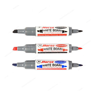 [HỘP] Bút lông bảng Horse 2 đầu – Marker viết bảng Whiteboard 2 Tip, viết mượt, dễ tẩy