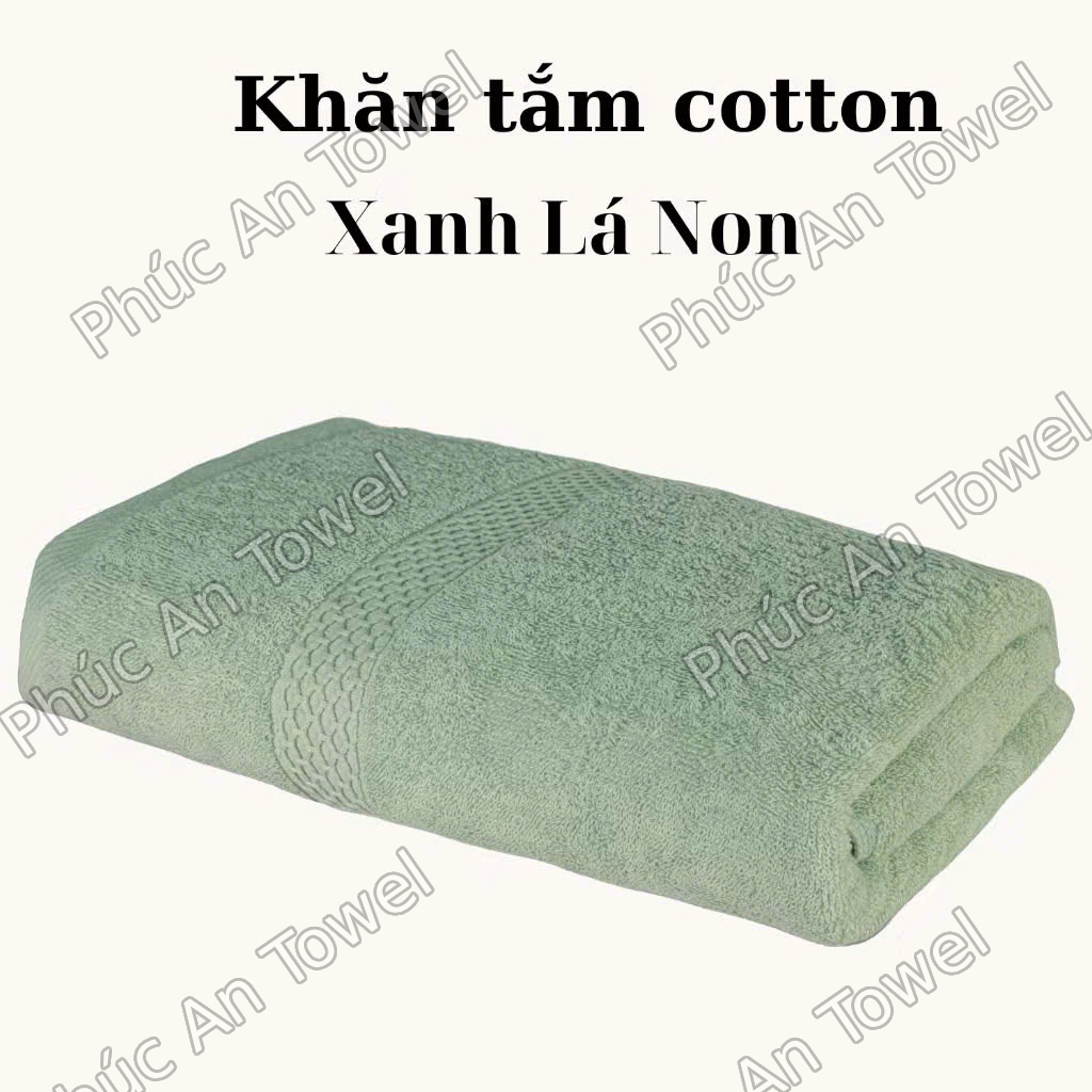 Khăn Tắm Cỡ Lớn Phúc An towel, 70x140cm, Cotton Cao Cấp, Mềm Mịn Thấm Hút, Không Ra Màu