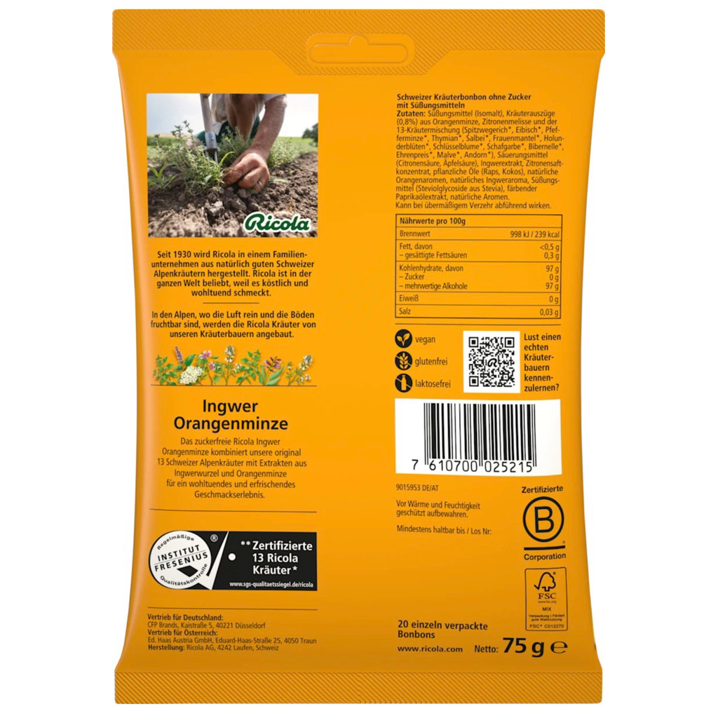{NỘI ĐỊA ĐỨC 🇩🇪 } KẸO NGẬM RICOLA