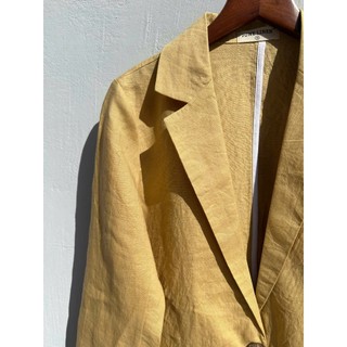 Blazer nữ tay dài Linen tưng washed, xẻ tà sau. JUNE LINEN #A50