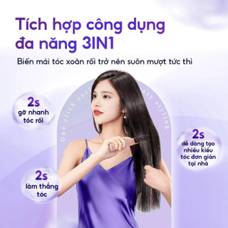 Lược Điện Chải Tóc Jc-888 & Jc-666 Chính Hãng Tạo Kiểu Chuyên Nghiệp, Uốn Duỗi Ép Tóc, Bảo Hành 2 Năm
