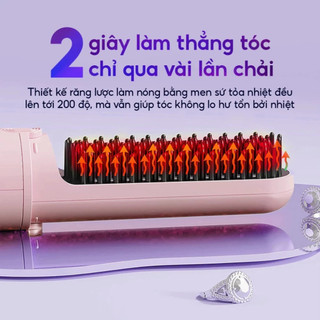 Lược Điện Chải Tóc Jc-888 & Jc-666 Chính Hãng Tạo Kiểu Chuyên Nghiệp, Uốn Duỗi Ép Tóc, Bảo Hành 2 Năm