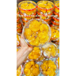 Thơm Sấy Dẻo Muối Ớt Xí Muội Ô Mai 500g – Chua Cay Mặn Ngọt – Ăn Vặt Đà Lạt Kèm Muối