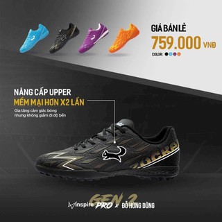 Giày Thể Thao, Giày Bóng Đá Người Lớn , Sân Cỏ Nhân Tạo - Giày Zocker Inspire Pro Gen2