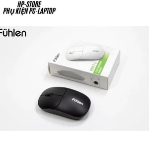 Chuột không dây Fuhlen M07s (Đen/Trắng) Cảm biến nhạy 1200DPI- Độ bền cao/Phù hợp Văn Phòng, BH 12t