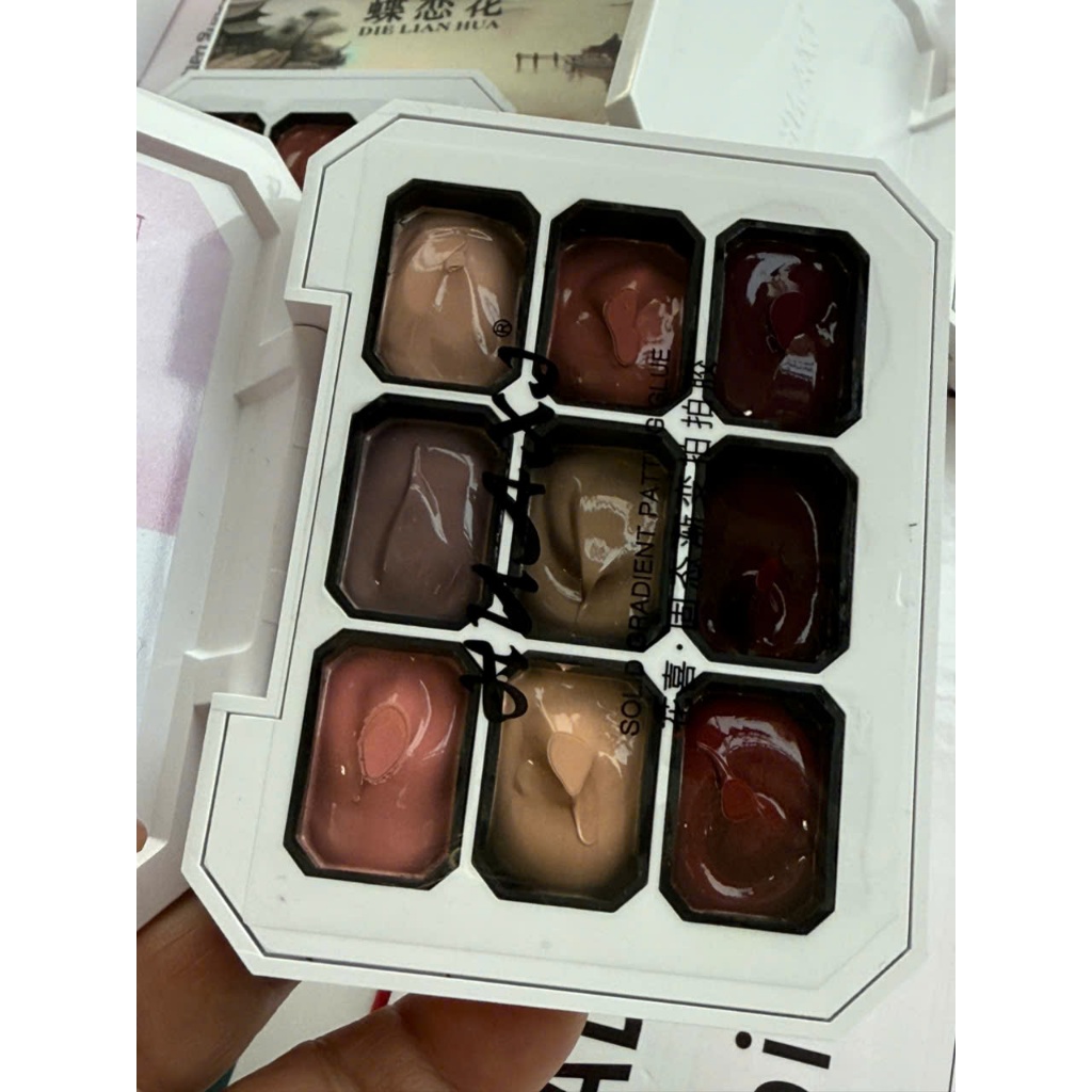Set 9 màu gel dặm ombre siêu mịn, siêu mướt làm nail đa phong cách (Huaxi)