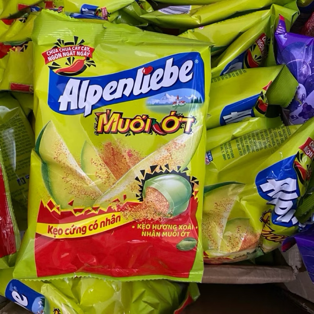 Gói 84.1 gr kẹo Alpenliebe Xoài Muối Ớt siêu thần thánh hot hit