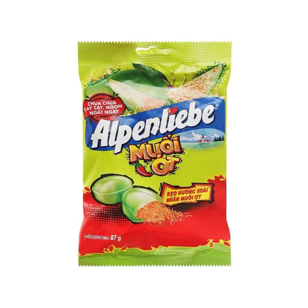 Gói 84.1 gr kẹo Alpenliebe Xoài Muối Ớt siêu thần thánh hot hit