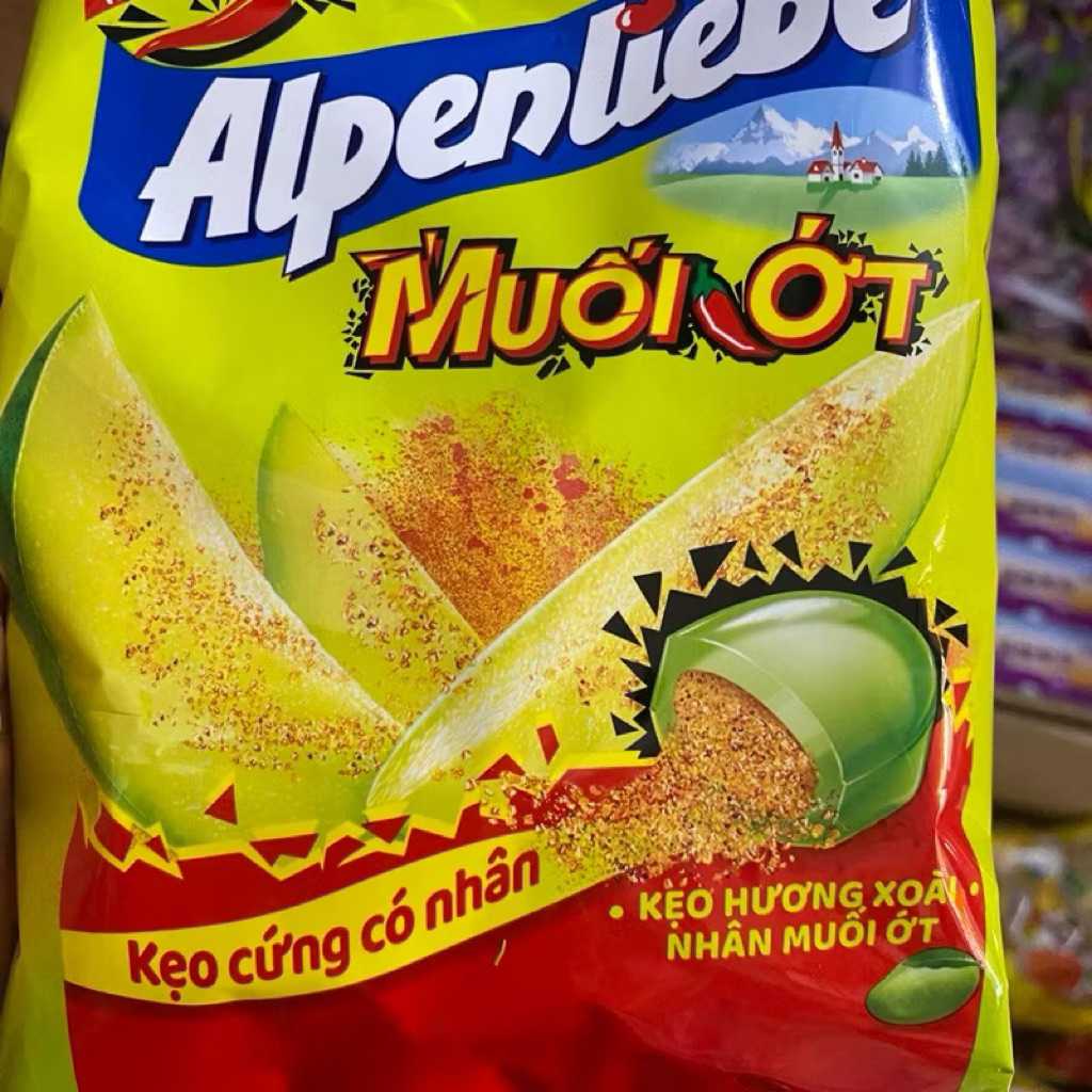 Gói 84.1 gr kẹo Alpenliebe Xoài Muối Ớt siêu thần thánh hot hit