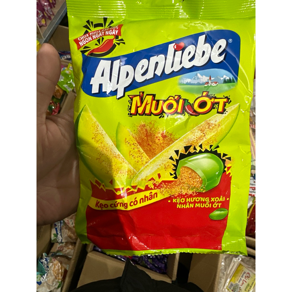 Gói 84.1 gr kẹo Alpenliebe Xoài Muối Ớt siêu thần thánh hot hit