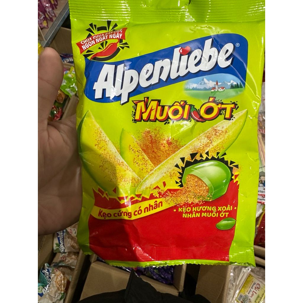 Gói 84.1 gr kẹo Alpenliebe Xoài Muối Ớt siêu thần thánh hot hit