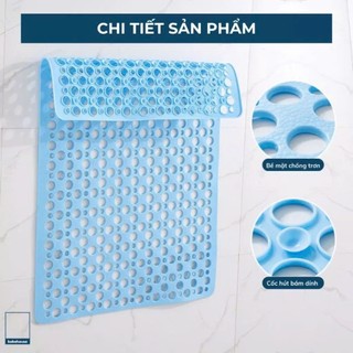 Thảm Lót Nhà Tắm YATASMART Chống Trơn Trượt Chất Liệu Caosu Siêu Bền Bám Dính Tốt Thoát Nước Nhanh