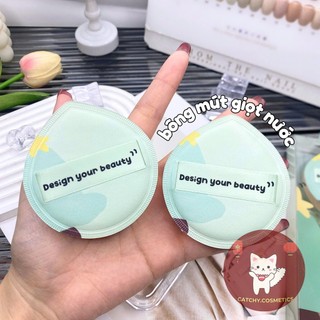 [UUYP] Set 2 Mút Tán Nền UUYP Vỏ Xanh Cây Thông Kèm Hộp Đựng (G-R105)