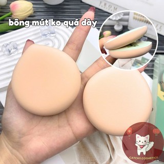 [UUYP] Set 2 Mút Tán Nền UUYP Vỏ Xanh Cây Thông Kèm Hộp Đựng (G-R105)