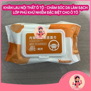 [MUA 2 TẶNG 1] KHĂN LAU NỘI THẤT ĐA NĂNG, DỌN SẠCH VẾT BẨN TRONG 1 LẦN LAU - GÓI 80 TỜ