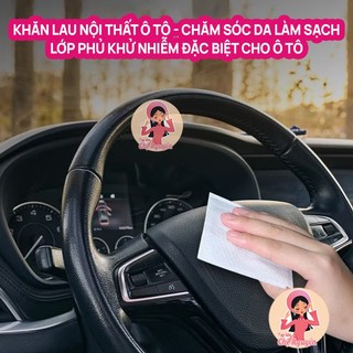 [MUA 2 TẶNG 1] KHĂN LAU NỘI THẤT ĐA NĂNG, DỌN SẠCH VẾT BẨN TRONG 1 LẦN LAU - GÓI 80 TỜ