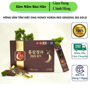 SIÊU PHẨM BỒI BỔ SỨC KHỎE TỪ THIÊN NHIÊN - HỒNG SÂM TẨM MẬT ONG HONEY KOREA RED GINSENG 365 GOLD
