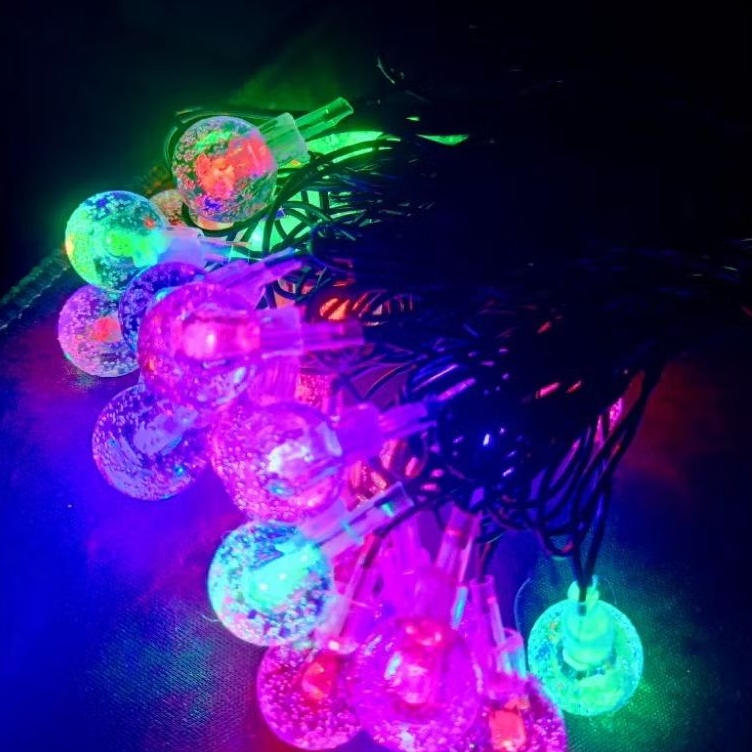 Led dây bi bọt, ngôi sao, giọt nước, hoa hồng, hồ lô nhiều mẫu mã dài 10m giá tốt