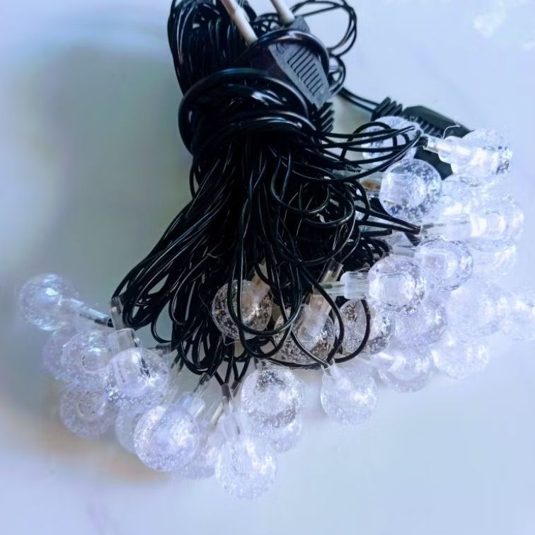 Led dây bi bọt, ngôi sao, giọt nước, hoa hồng, hồ lô nhiều mẫu mã dài 10m giá tốt