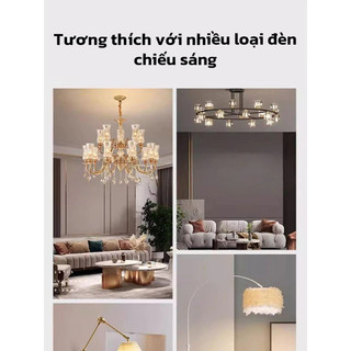 OOKAS Bóng đèn LED, E27 Đế vặn, Bóng đèn trang trí, kết cấu pha lê, siêu sáng