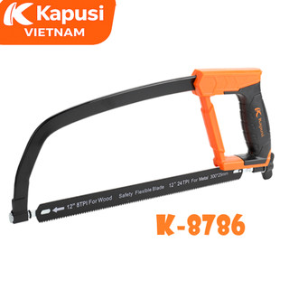 Khung Cưa Sắt Kapusi K-8786 – Cưa Kim Loại, Gỗ, Nhựa – Hợp Kim Chống Gỉ, Nhẹ, Bền – Bh 12 Tháng