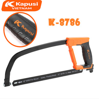 Khung Cưa Sắt Kapusi K-8786 – Cưa Kim Loại, Gỗ, Nhựa – Hợp Kim Chống Gỉ, Nhẹ, Bền – Bh 12 Tháng