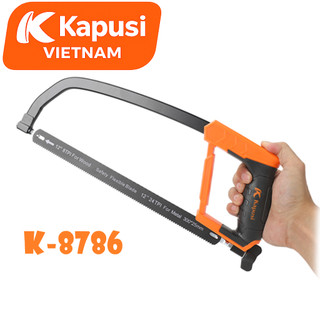 Khung Cưa Sắt Kapusi K-8786 – Cưa Kim Loại, Gỗ, Nhựa – Hợp Kim Chống Gỉ, Nhẹ, Bền – Bh 12 Tháng