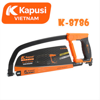 Khung Cưa Sắt Kapusi K-8786 – Cưa Kim Loại, Gỗ, Nhựa – Hợp Kim Chống Gỉ, Nhẹ, Bền – Bh 12 Tháng