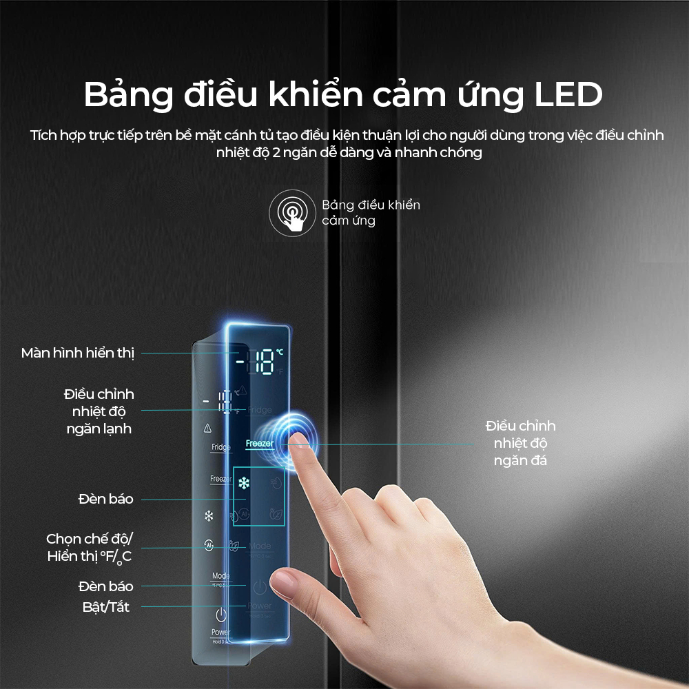 Tủ Lạnh Hisense Inverter 550L RS708N4EBND - Tiết kiệm | Lấy nước ngoai | Khử khuẩn  - BH 3 Năm - Miễn Phí Giao