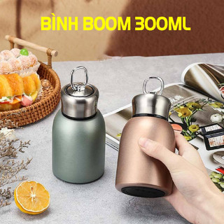 Bình Boom giữ nhiệt inox 304 giữ nhiệt lên tới 8 tiếng dung tích 300ml có quai xách tiện lợi