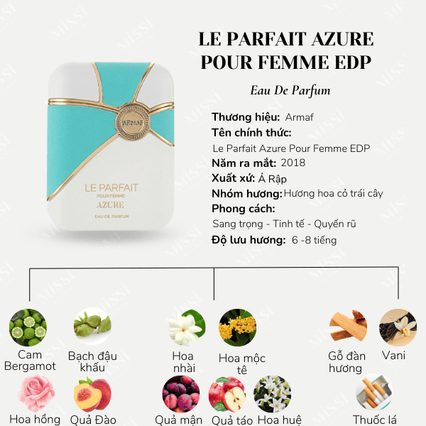 Nước hoa Armaf Le Parfait Pour Femme/Homme 100ml