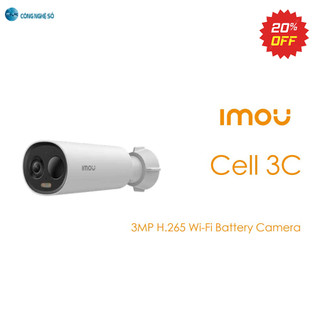 Camera Wifi IMOU Cell 3C IPC-K9DCP-3T0WE 3MP Pin Sạc | Lắp Được Ngoài Trời (Không kèm tấm Pin năng lượng sạc)