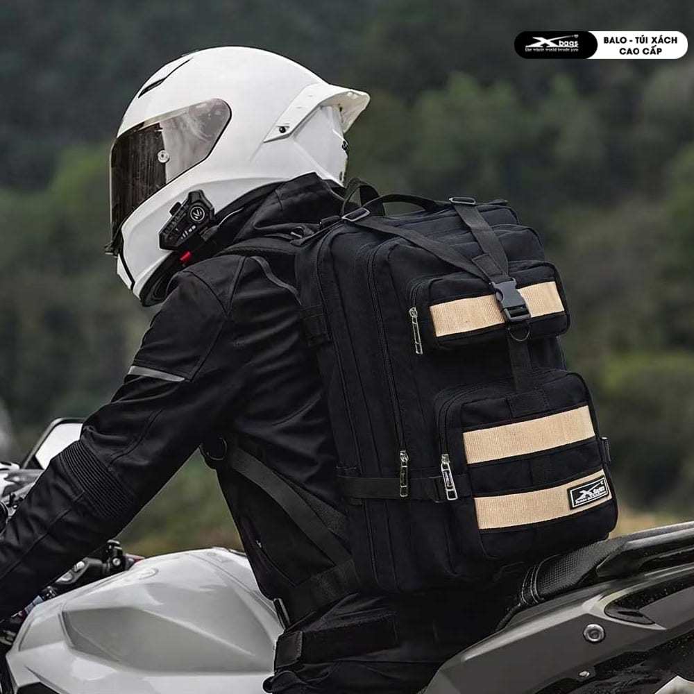 Balo Du Lịch Phượt Chống Nước Cao Cấp Xbags Hike Cá Tính Đựng Laptop 15.6 Inch Phượt Mô Tô – Xb 1003!