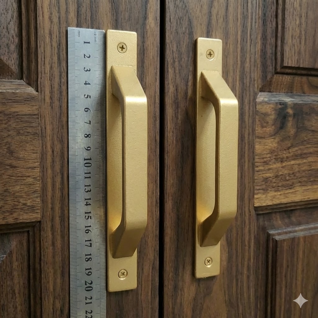 Tay Nắm Cửa Hợp Kim Nhôm Đúc Nguyên Khối Cao Cấp Dài 20cm - Tay Nắm Cửa Gỗ, Cửa Nhôm Xingfa, Cửa Tủ Đa Năng