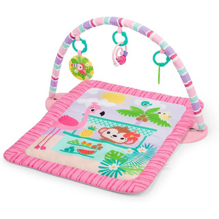 Thảm Chơi Cho Bé Sơ Sinh Có Vòm Treo Bright Starts Pink Palms Tiki Toy Bar Baby Activity Gym