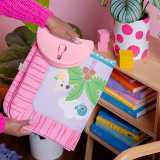 Thảm Chơi Cho Bé Sơ Sinh Có Vòm Treo Bright Starts Pink Palms Tiki Toy Bar Baby Activity Gym